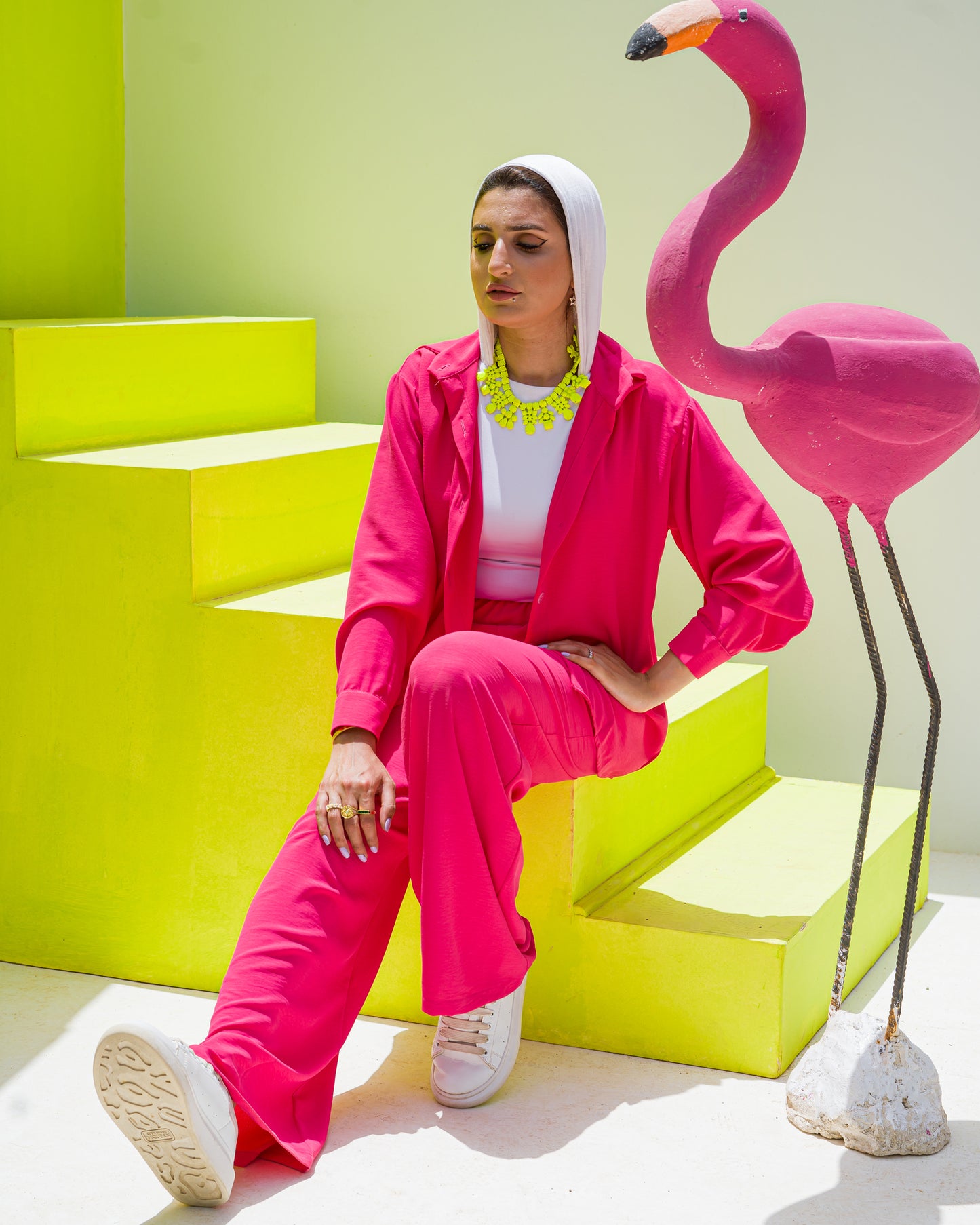 Women & Kids Fuchsia Sets