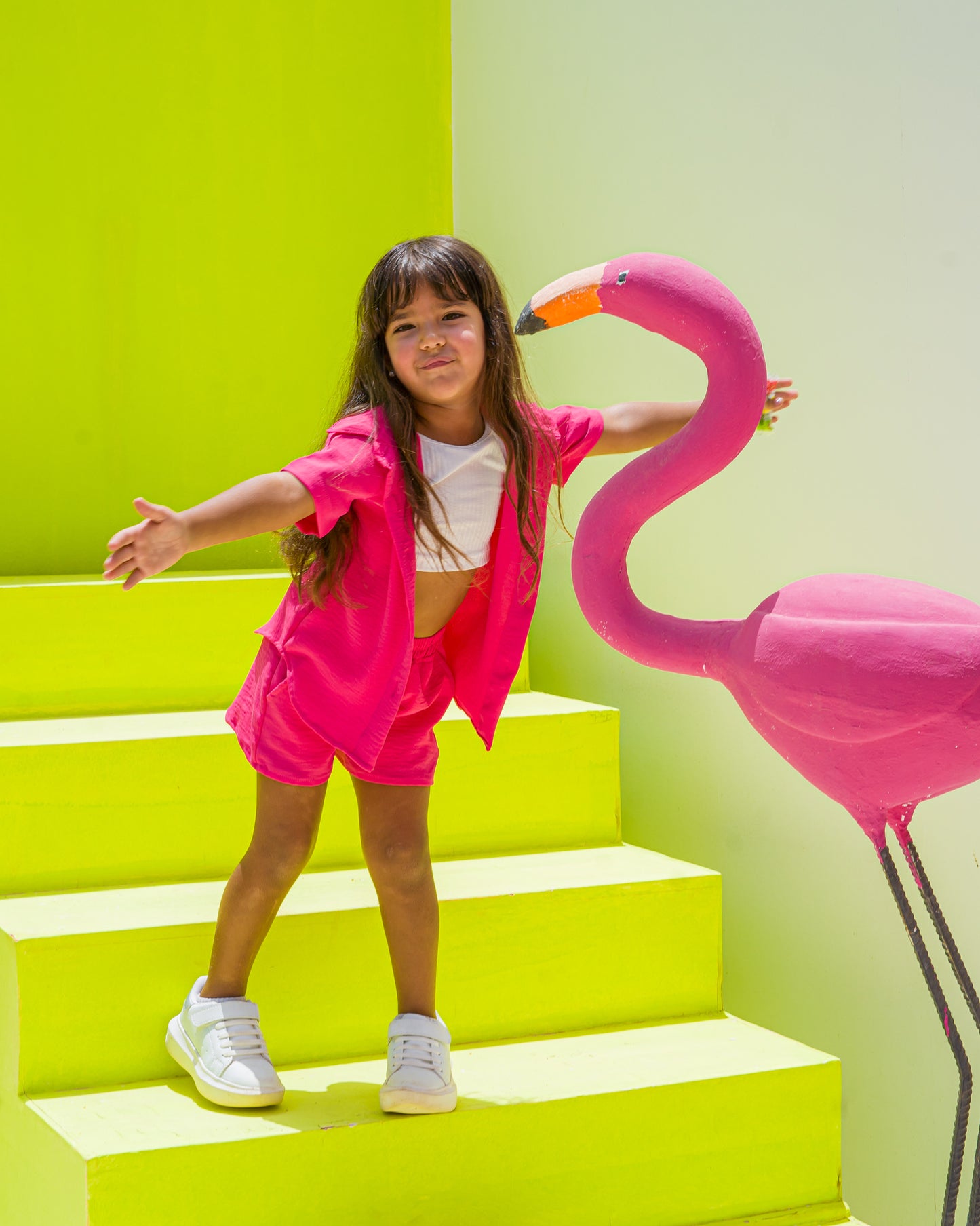Women & Kids Fuchsia Sets