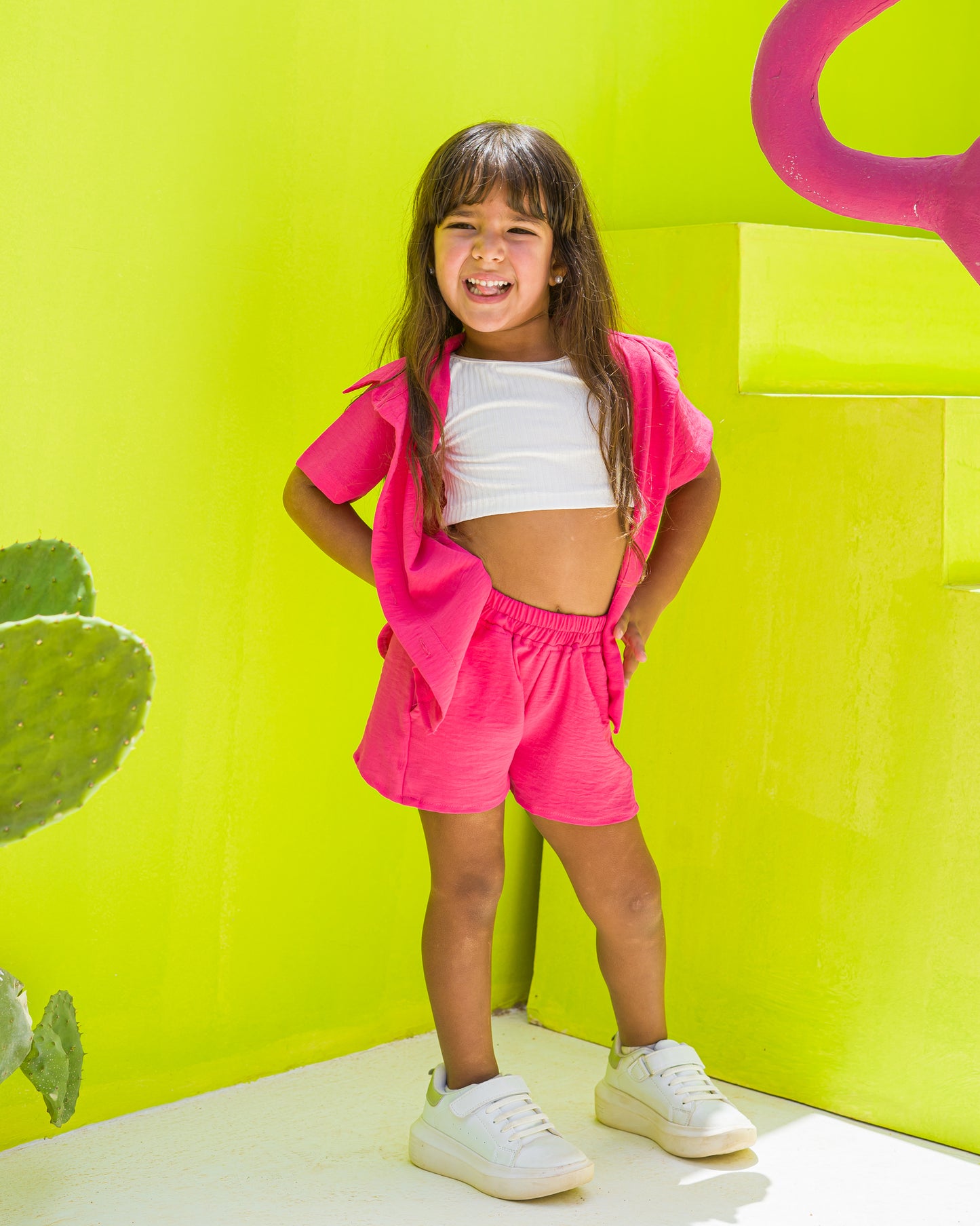 Women & Kids Fuchsia Sets