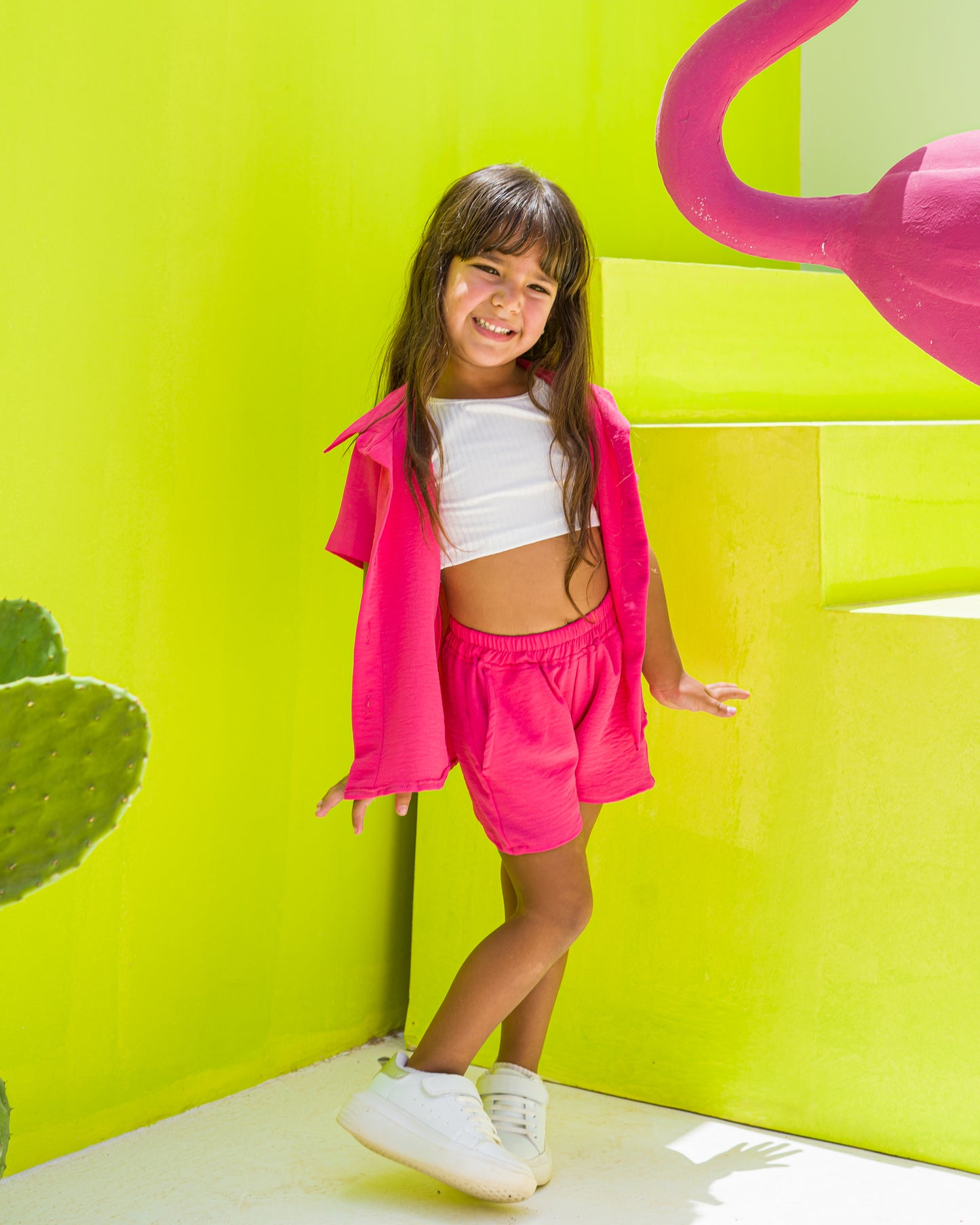 Women & Kids Fuchsia Sets