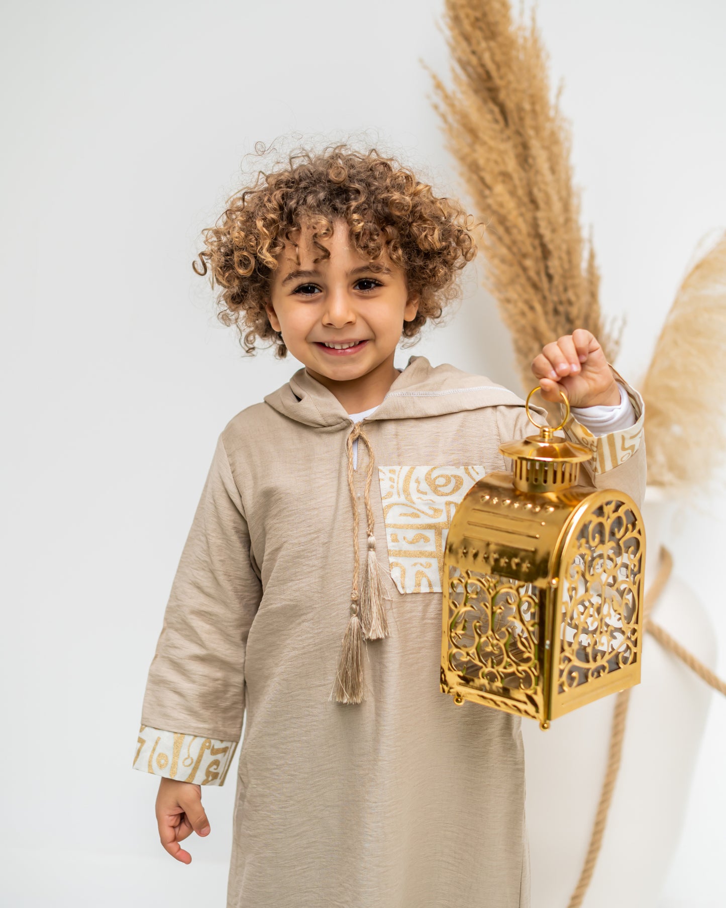 The Arabic Calligraphy - Beige