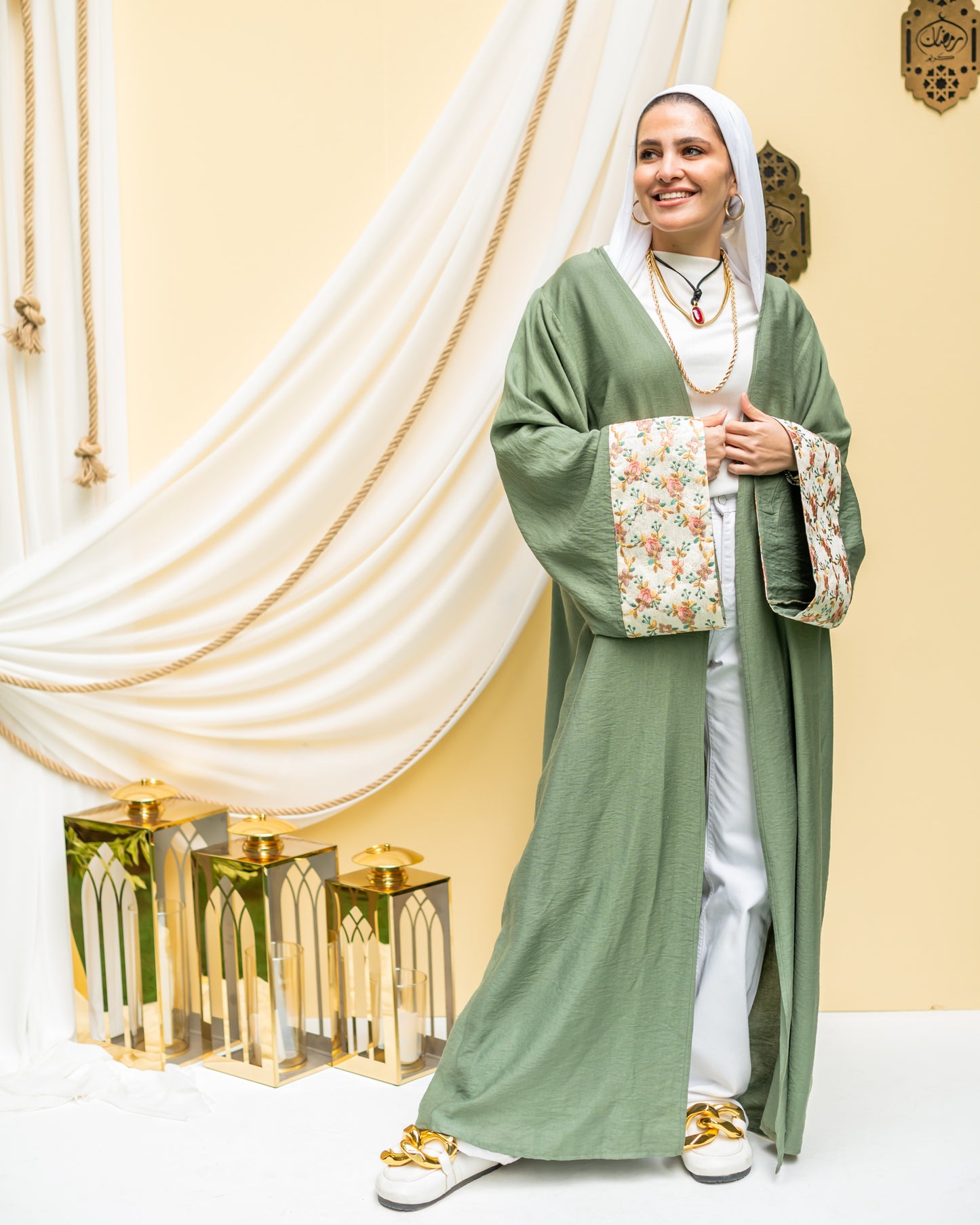 Floral Indian Kaftan