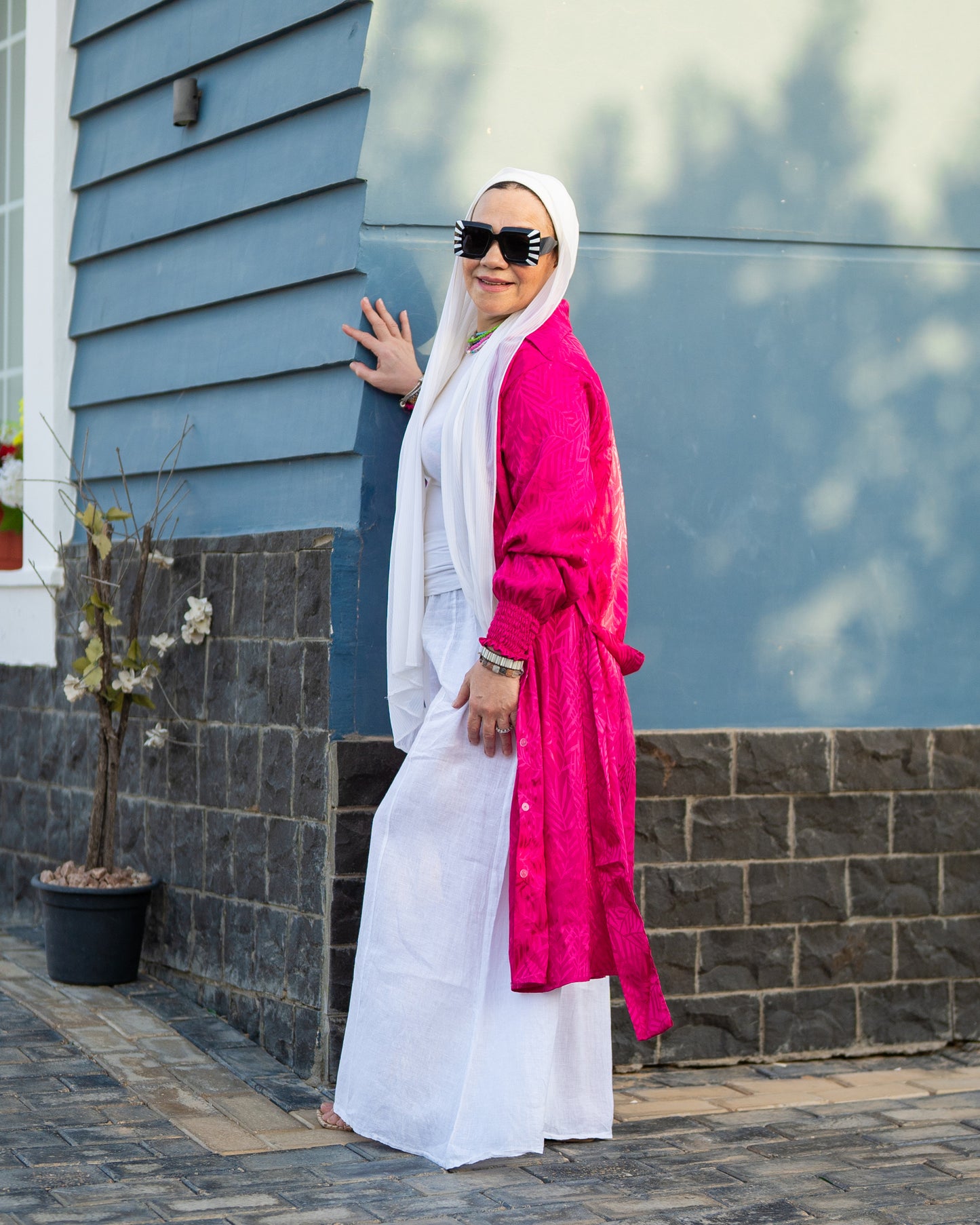 Long Shirt - Fuchsia