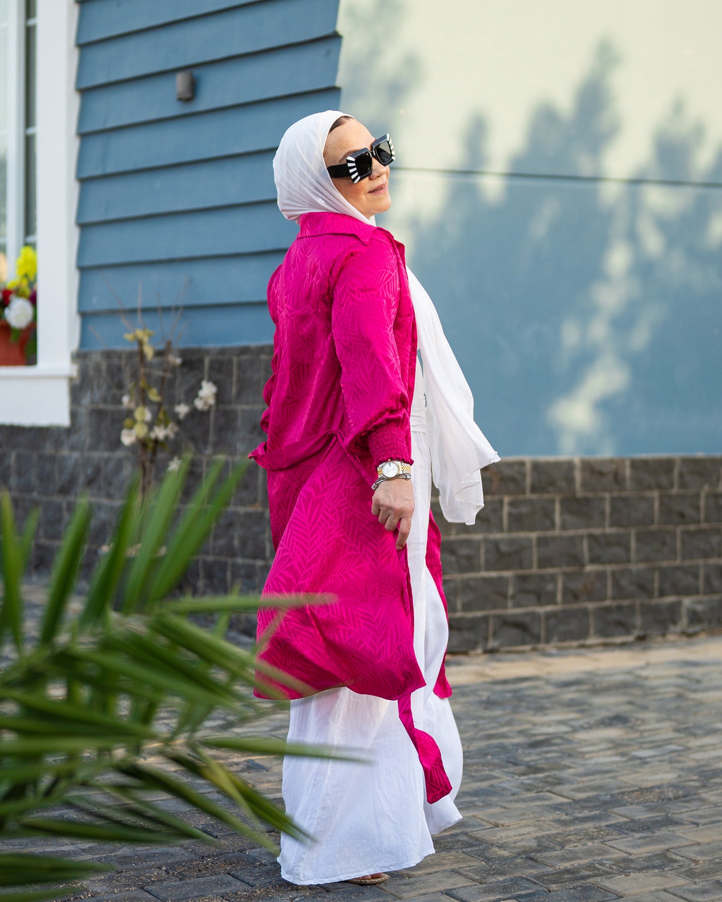 Long Shirt - Fuchsia
