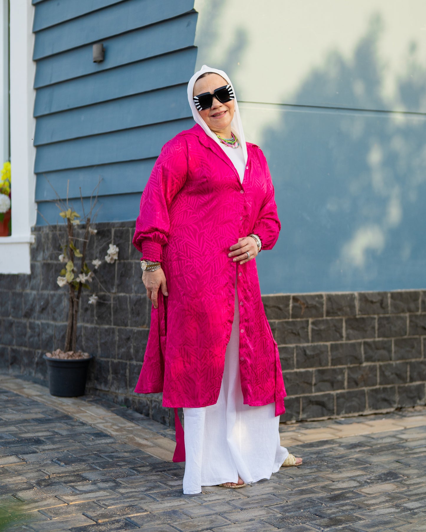 Long Shirt - Fuchsia
