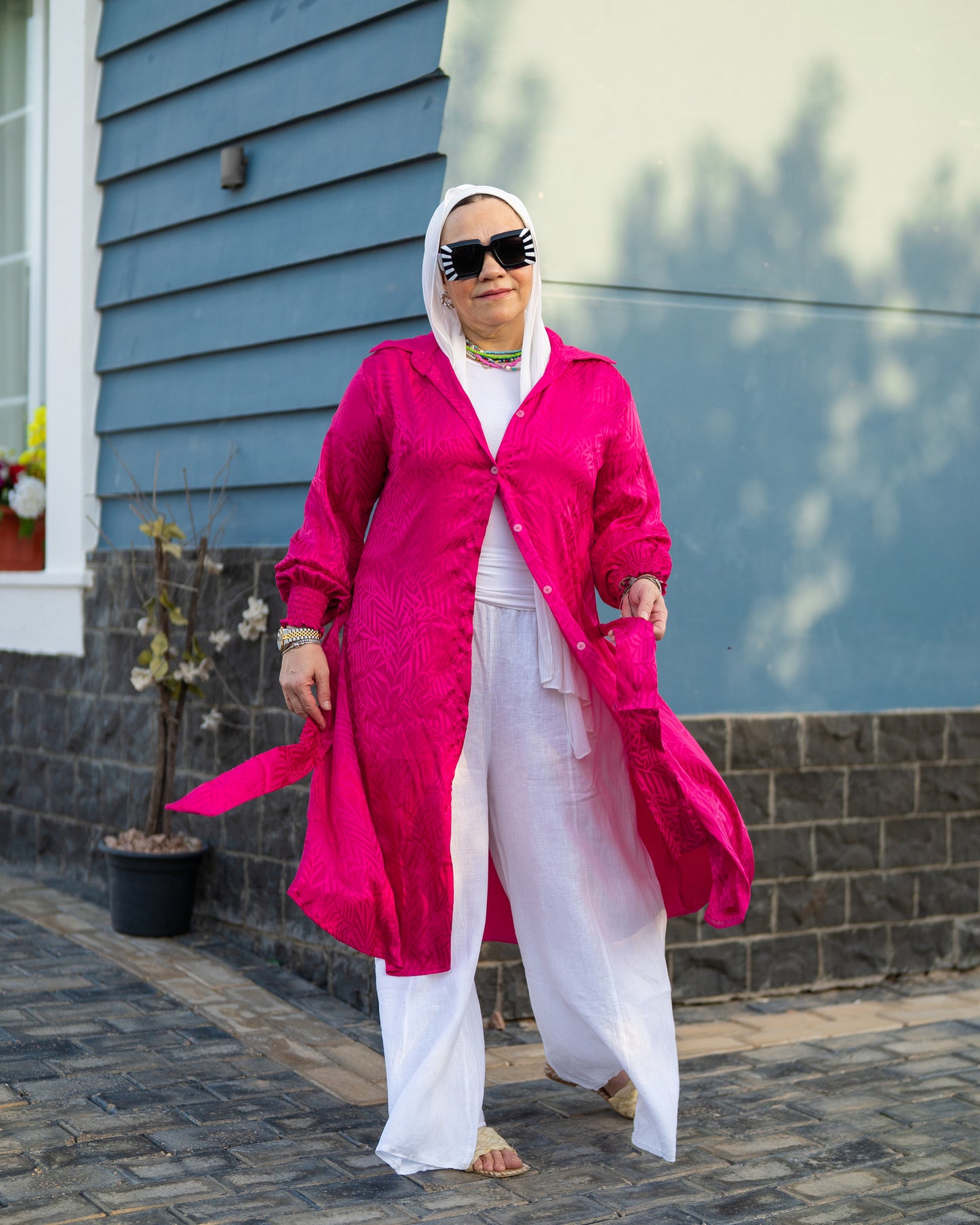 Long Shirt - Fuchsia