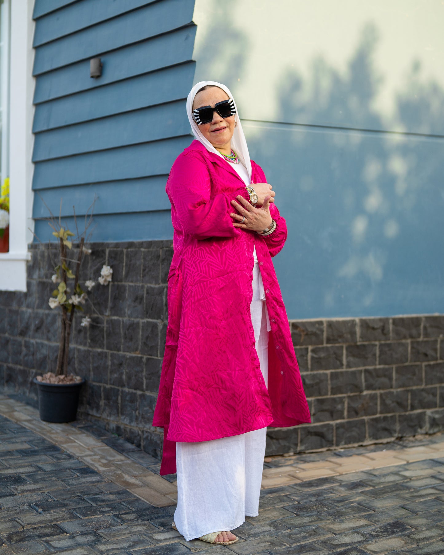 Long Shirt - Fuchsia