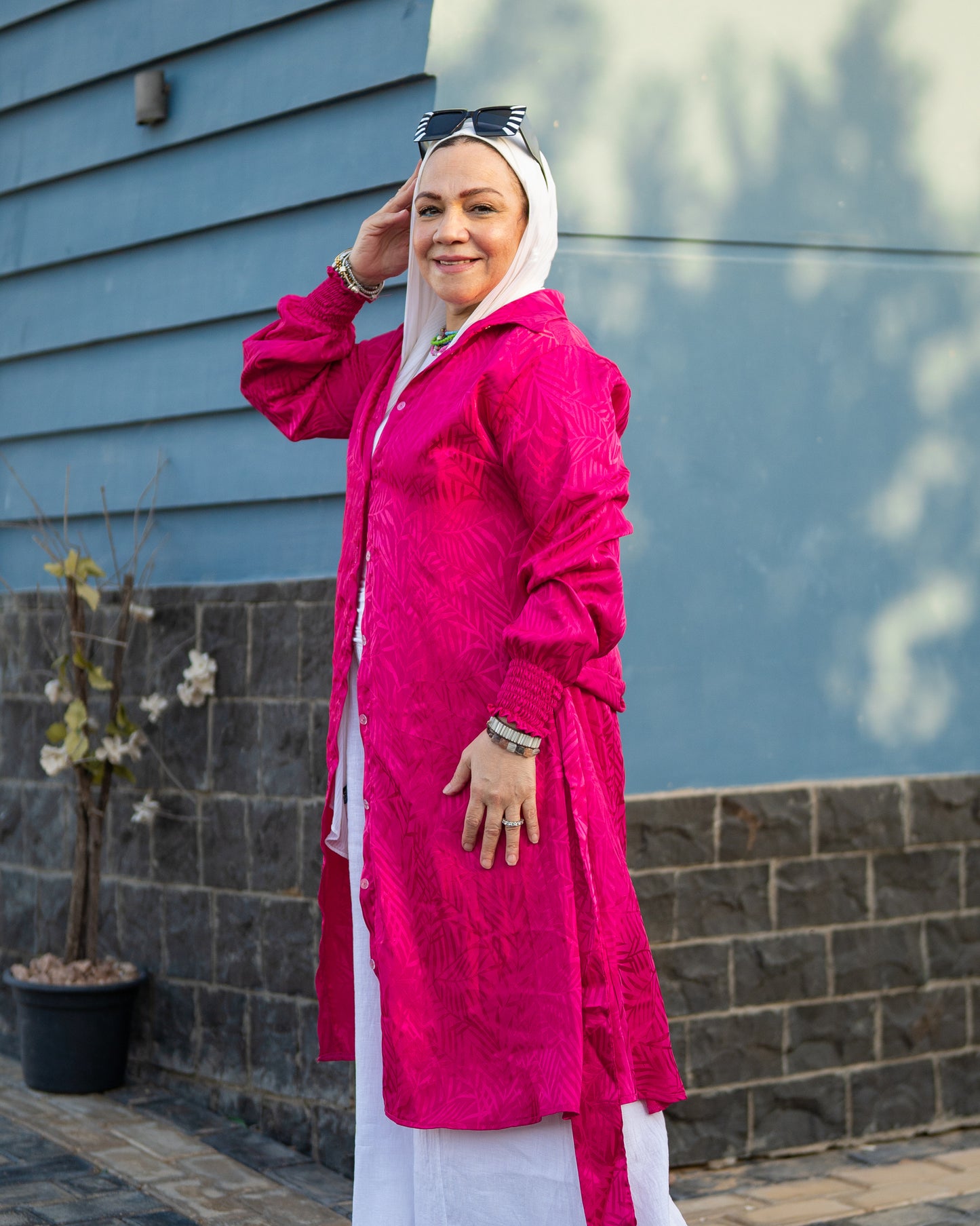 Long Shirt - Fuchsia