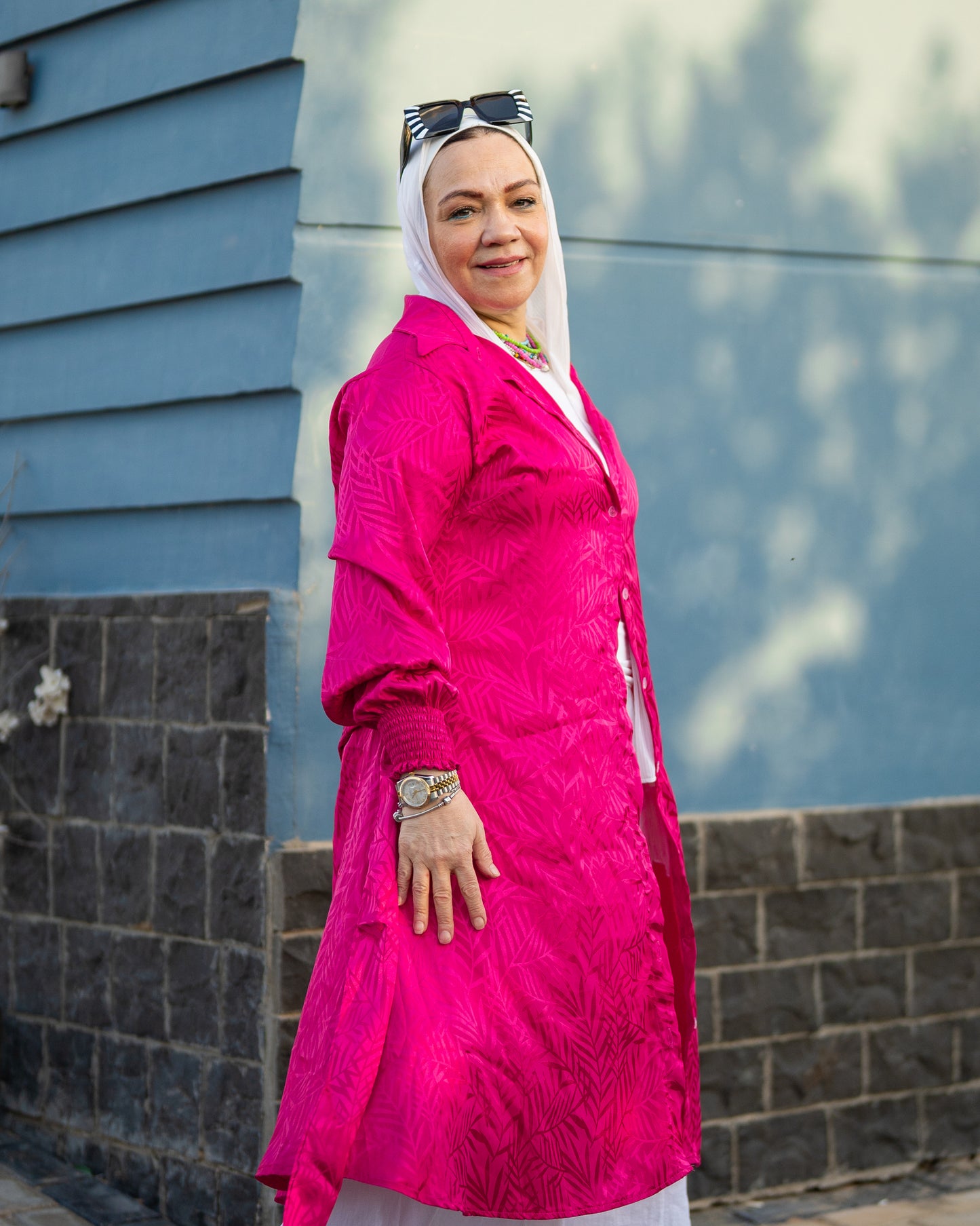 Long Shirt - Fuchsia