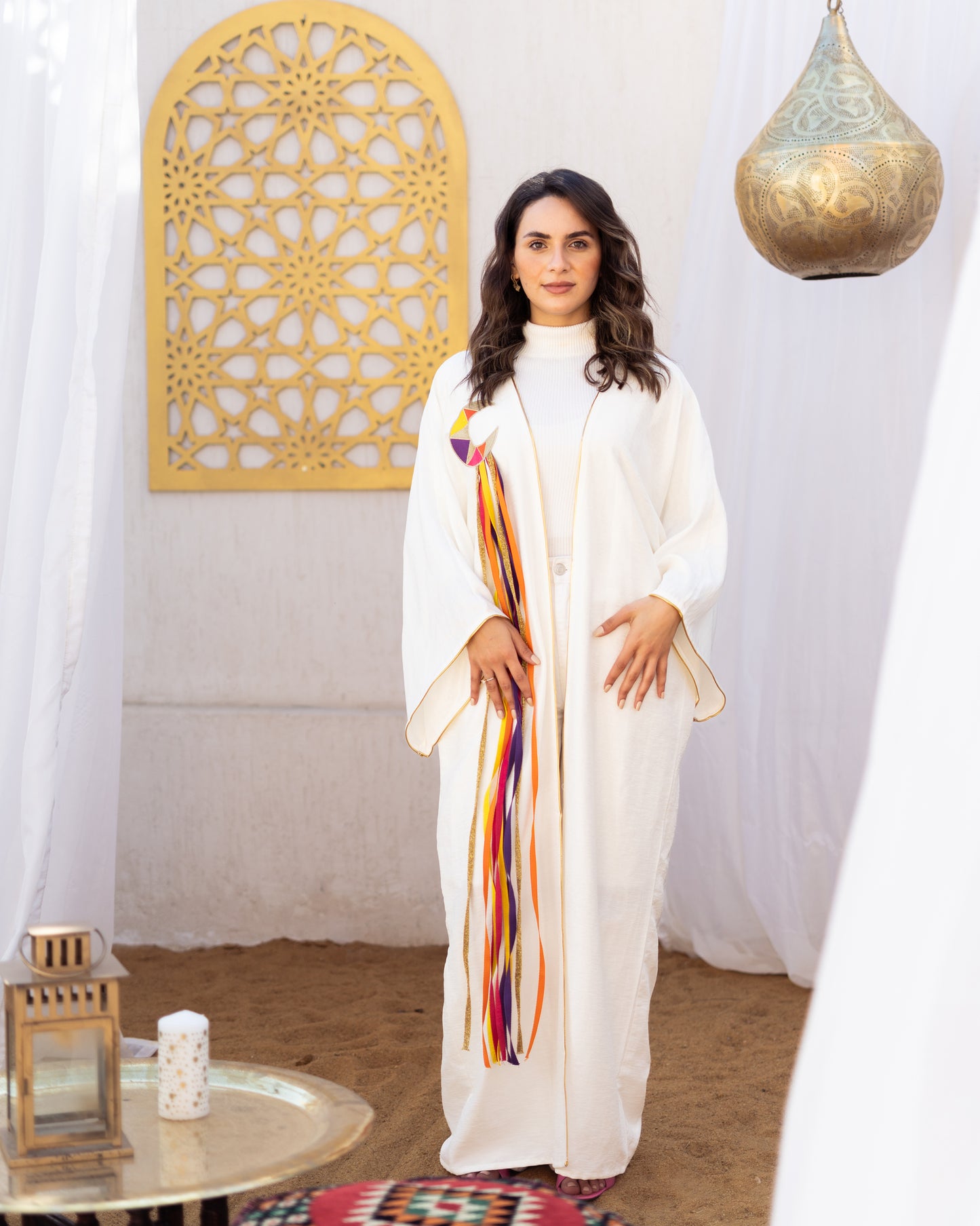 Colorful Crescent Kaftan