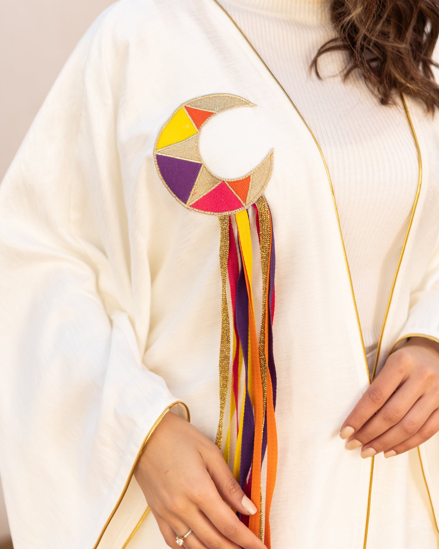 Colorful Crescent Kaftan