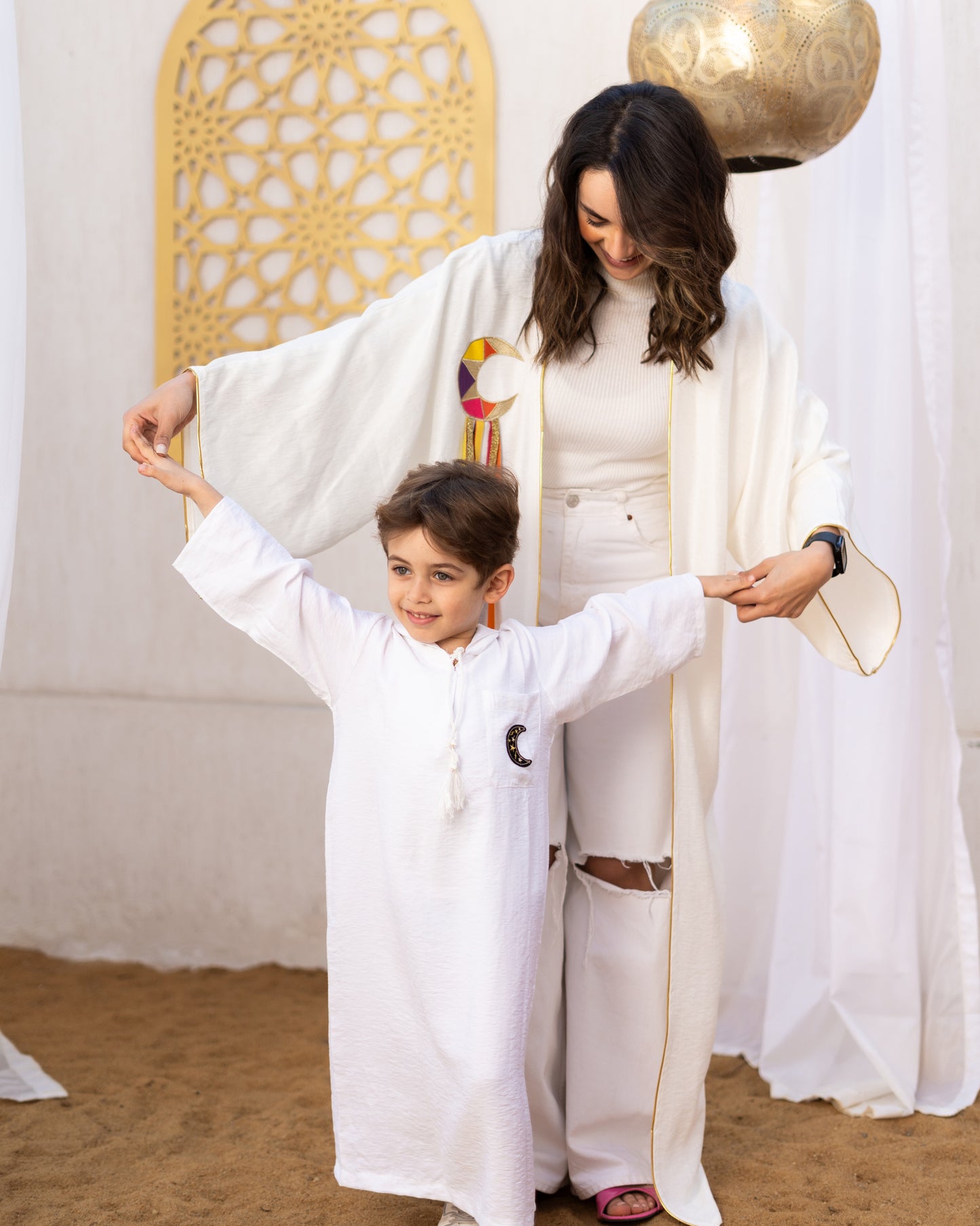 Colorful Crescent Kaftan