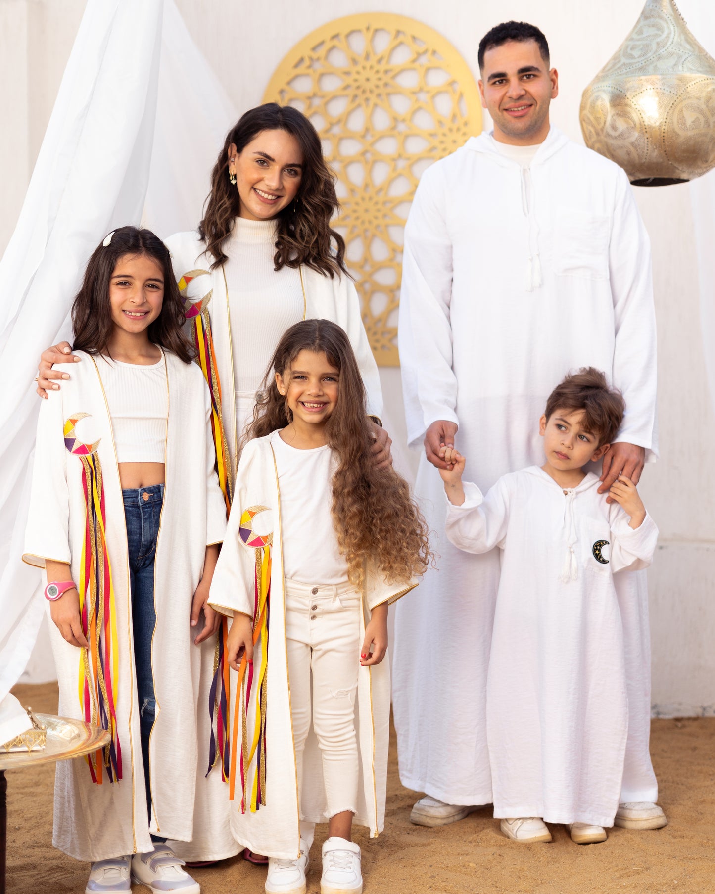 Colorful Crescent Kaftan