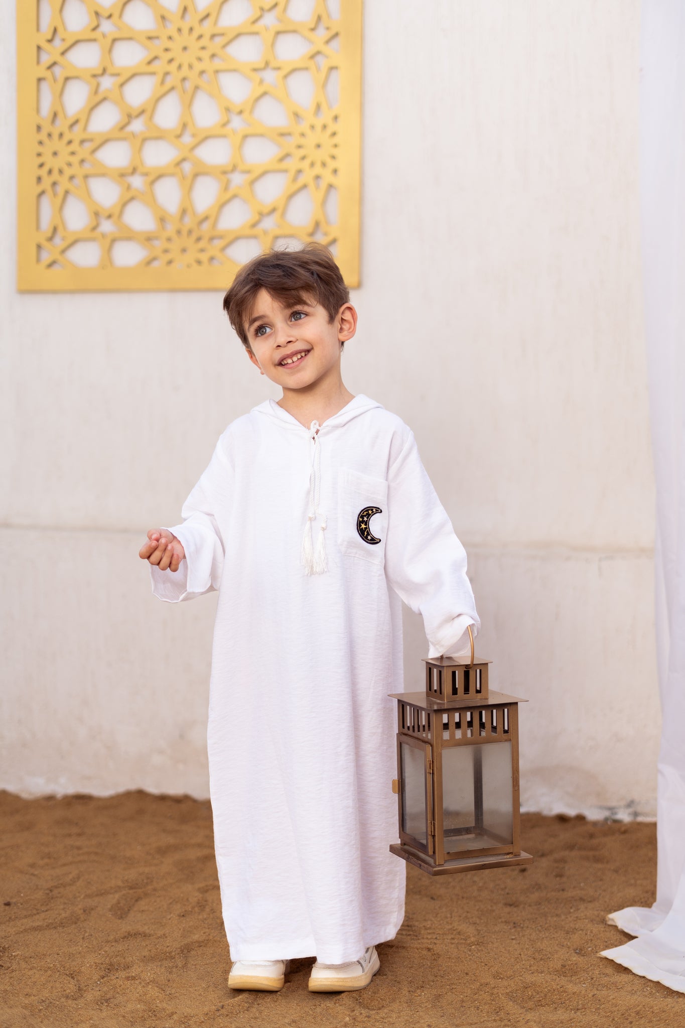 Colorful Crescent Kaftan