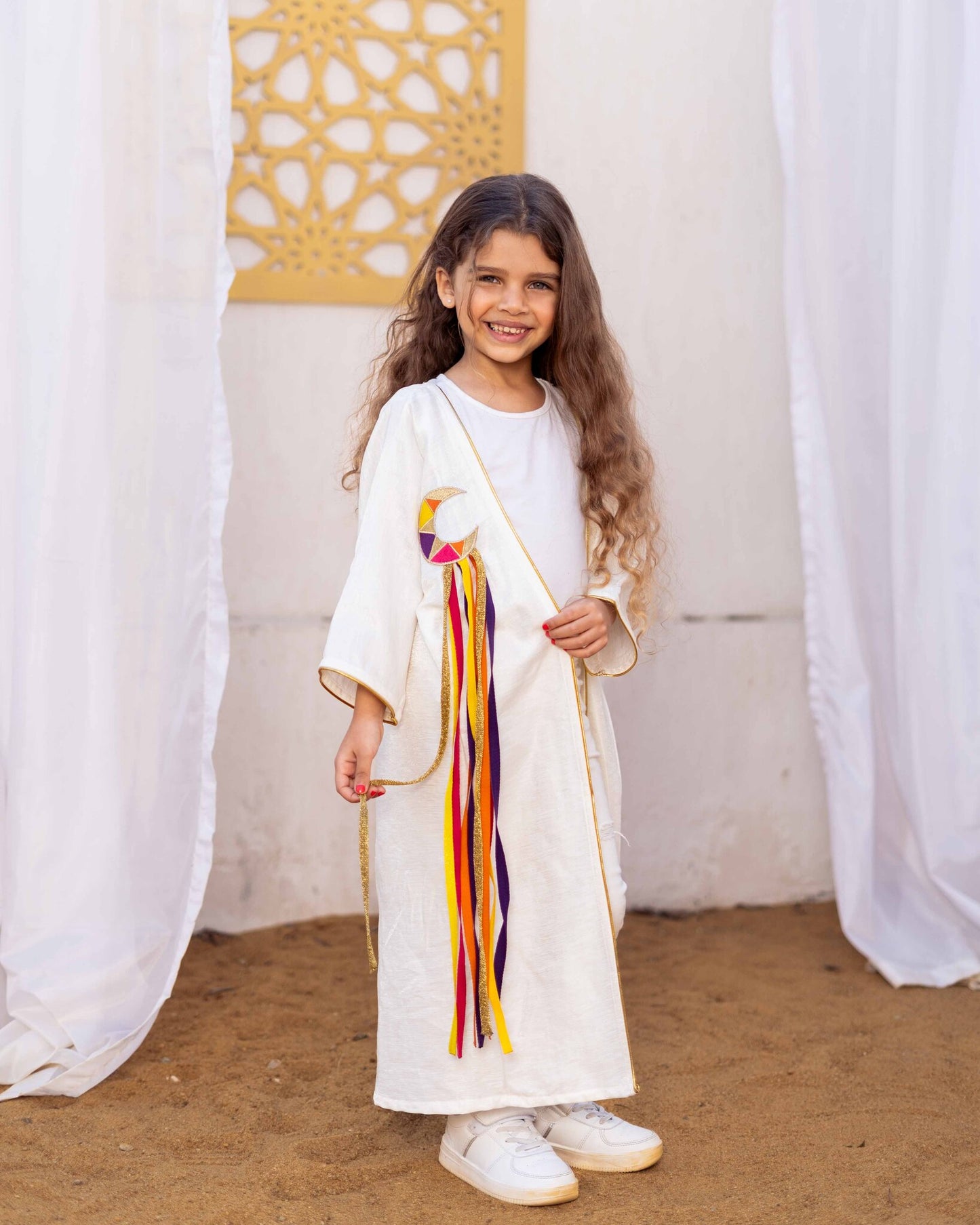 Colorful Crescent Kaftan