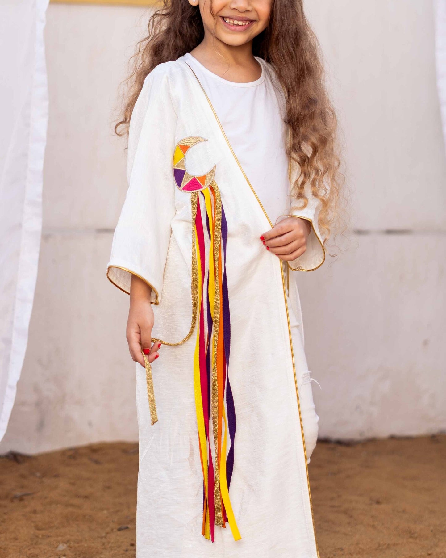 Colorful Crescent Kaftan