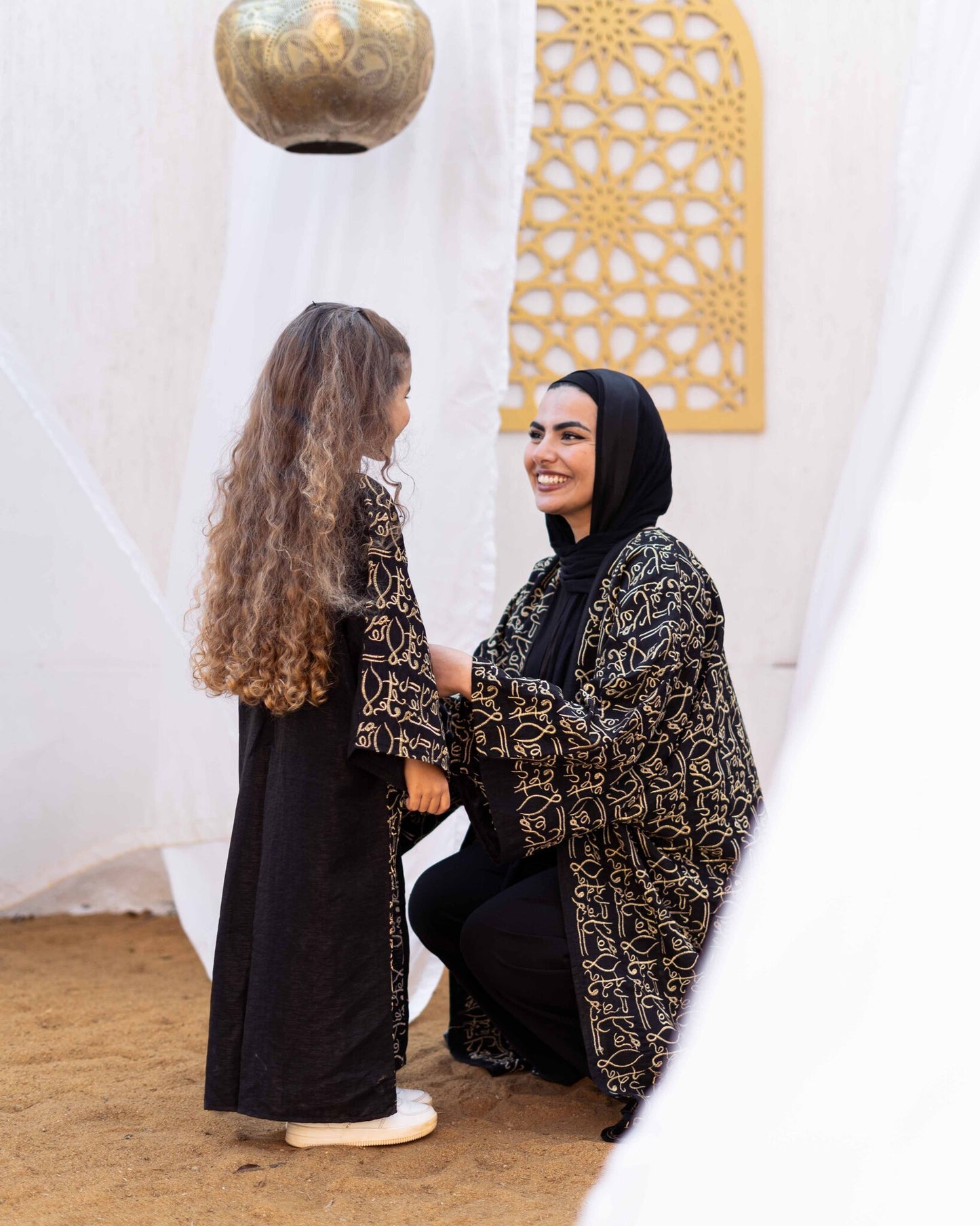 Kaftan in Black "Lela