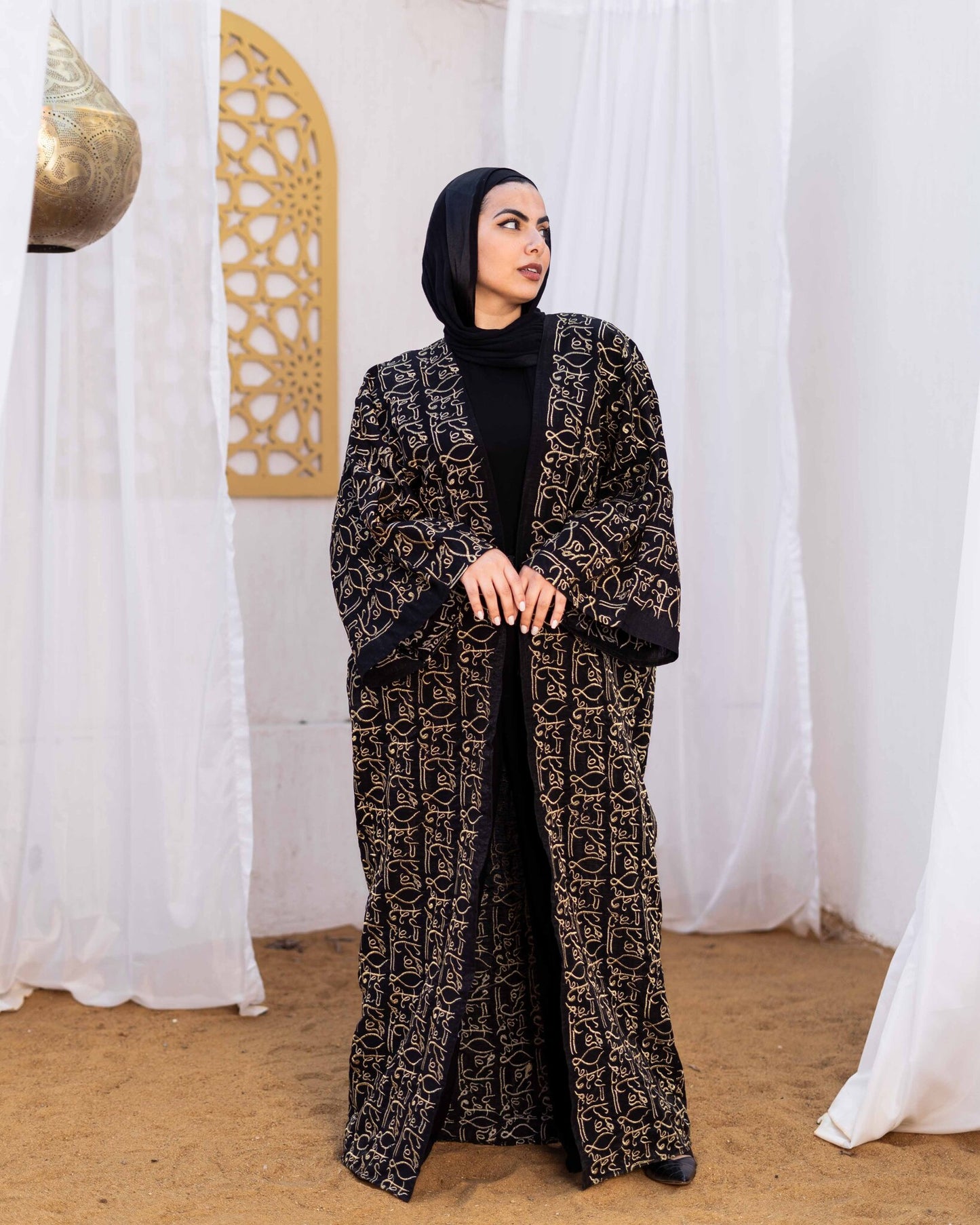 Kaftan in Black "Lela