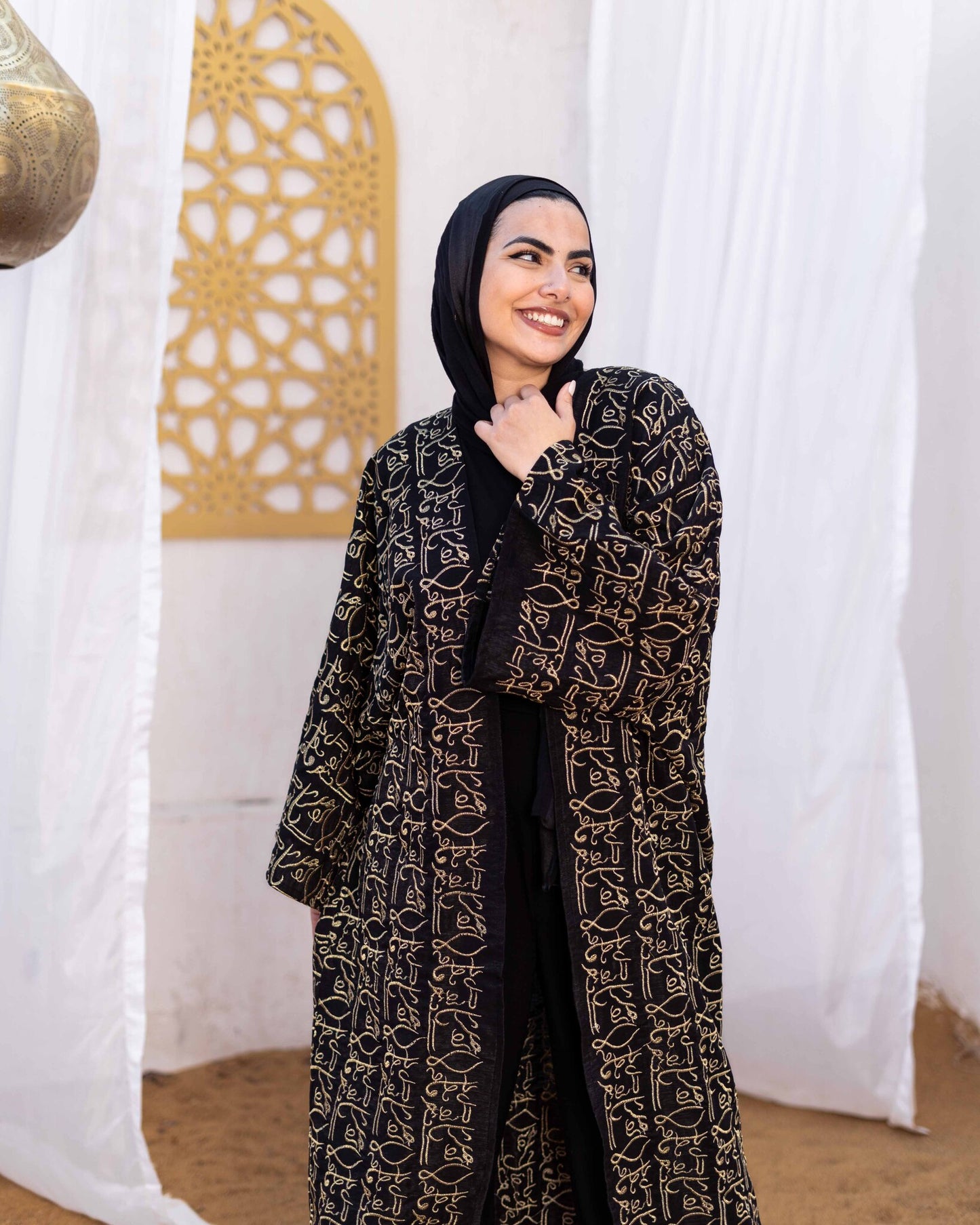 Kaftan in Black "Lela