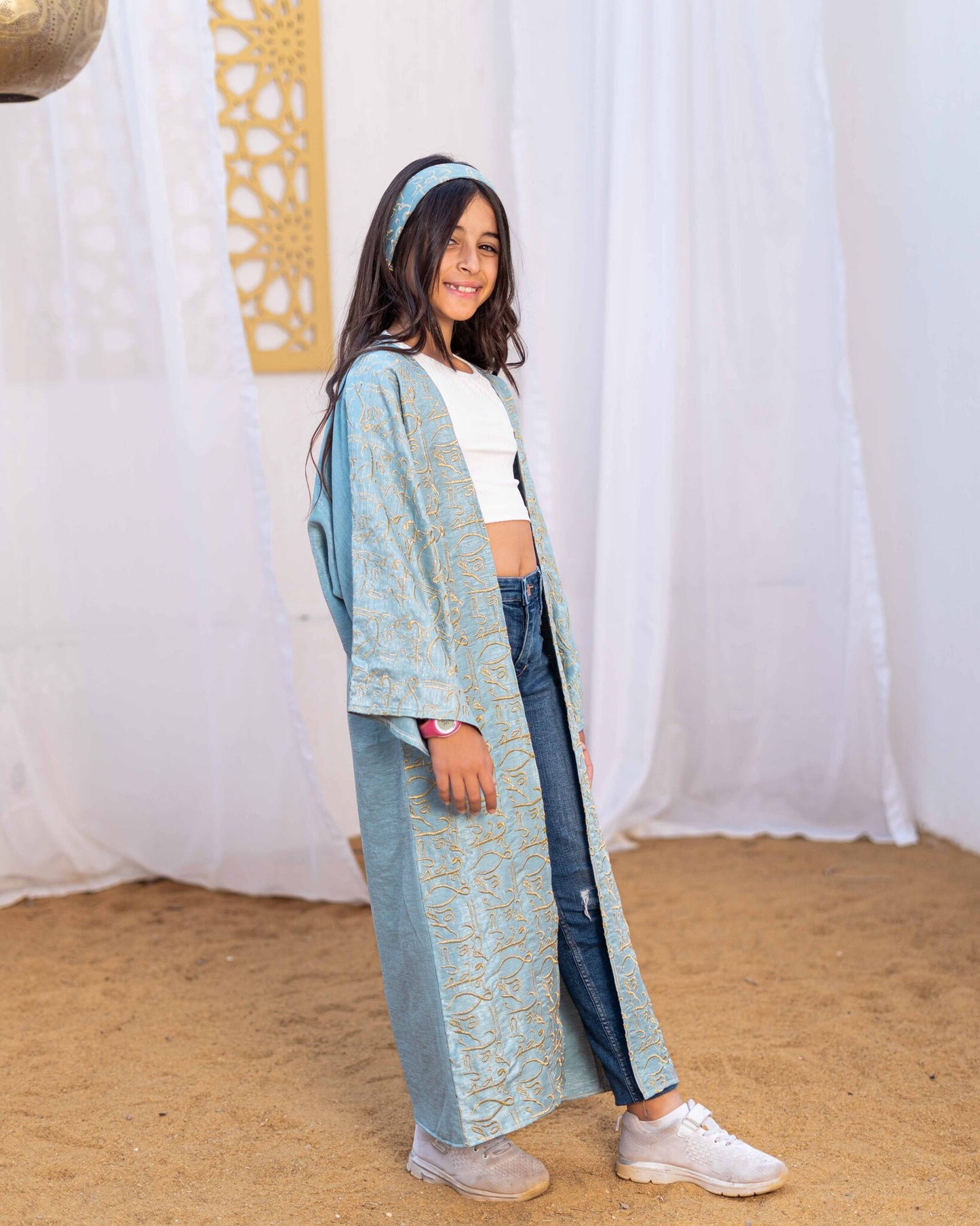 Kaftan in Mint "Lela