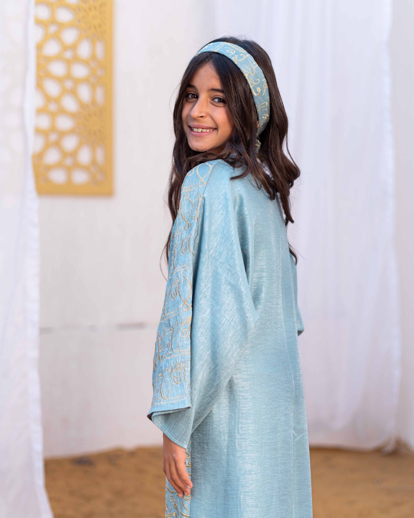 Kaftan in Mint "Lela