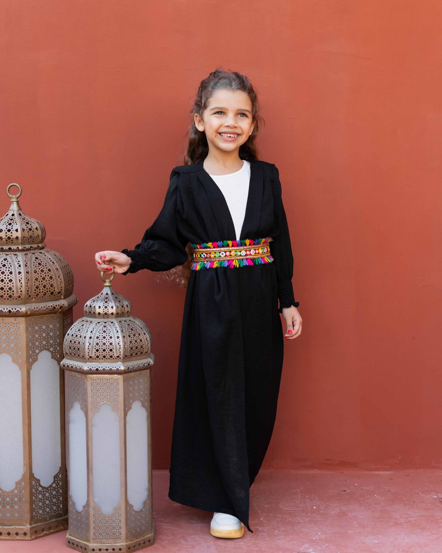 Epaulet Kimono - Black