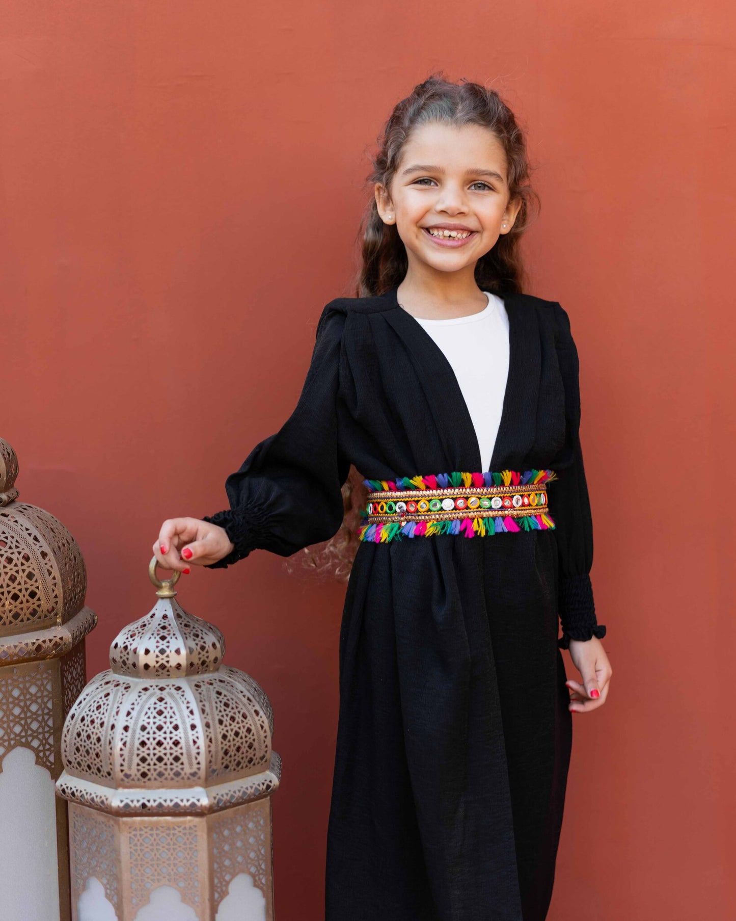 Epaulet Kimono - Black