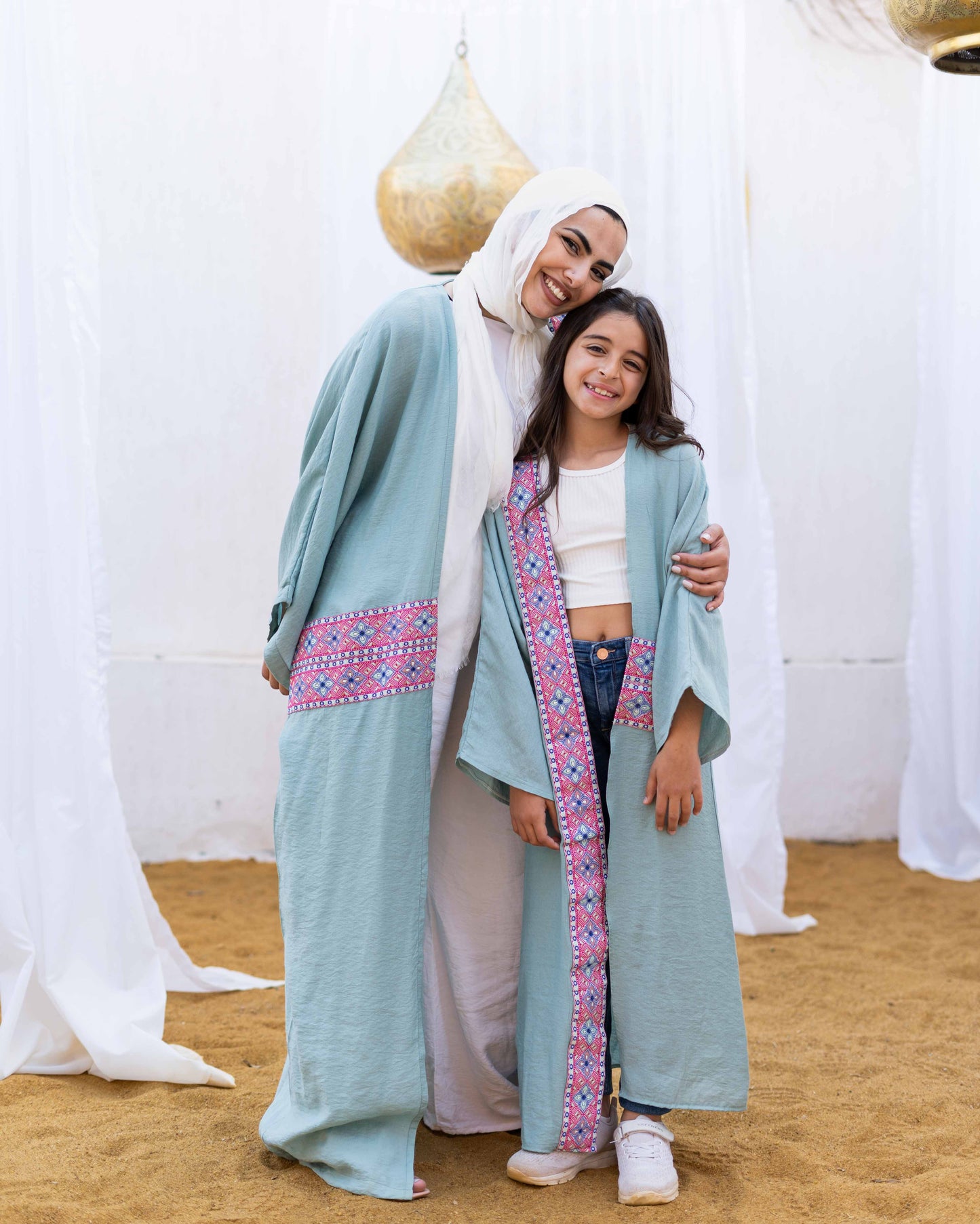 Women - The indian Kaftan in Mint