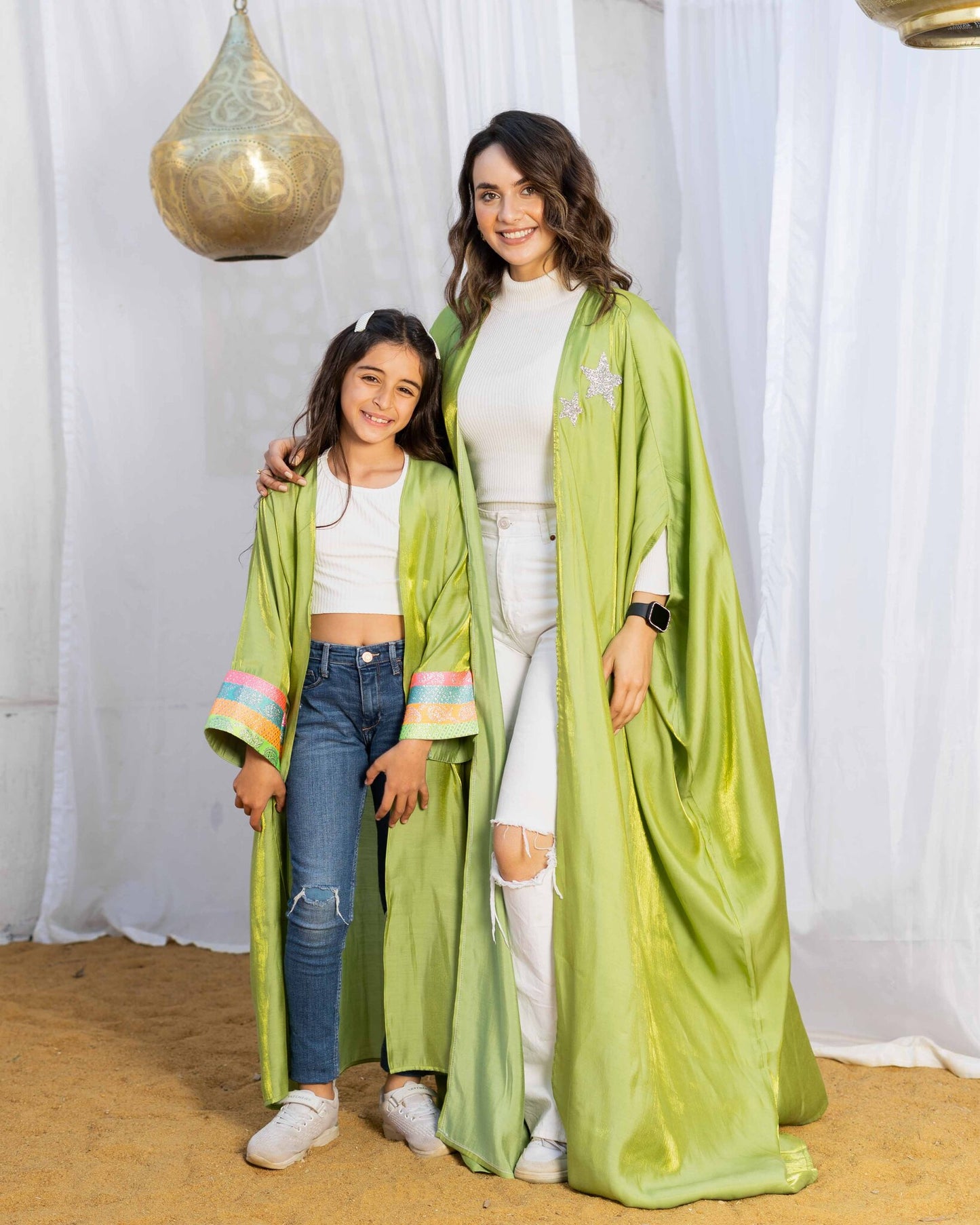 Lime Green Kaftan