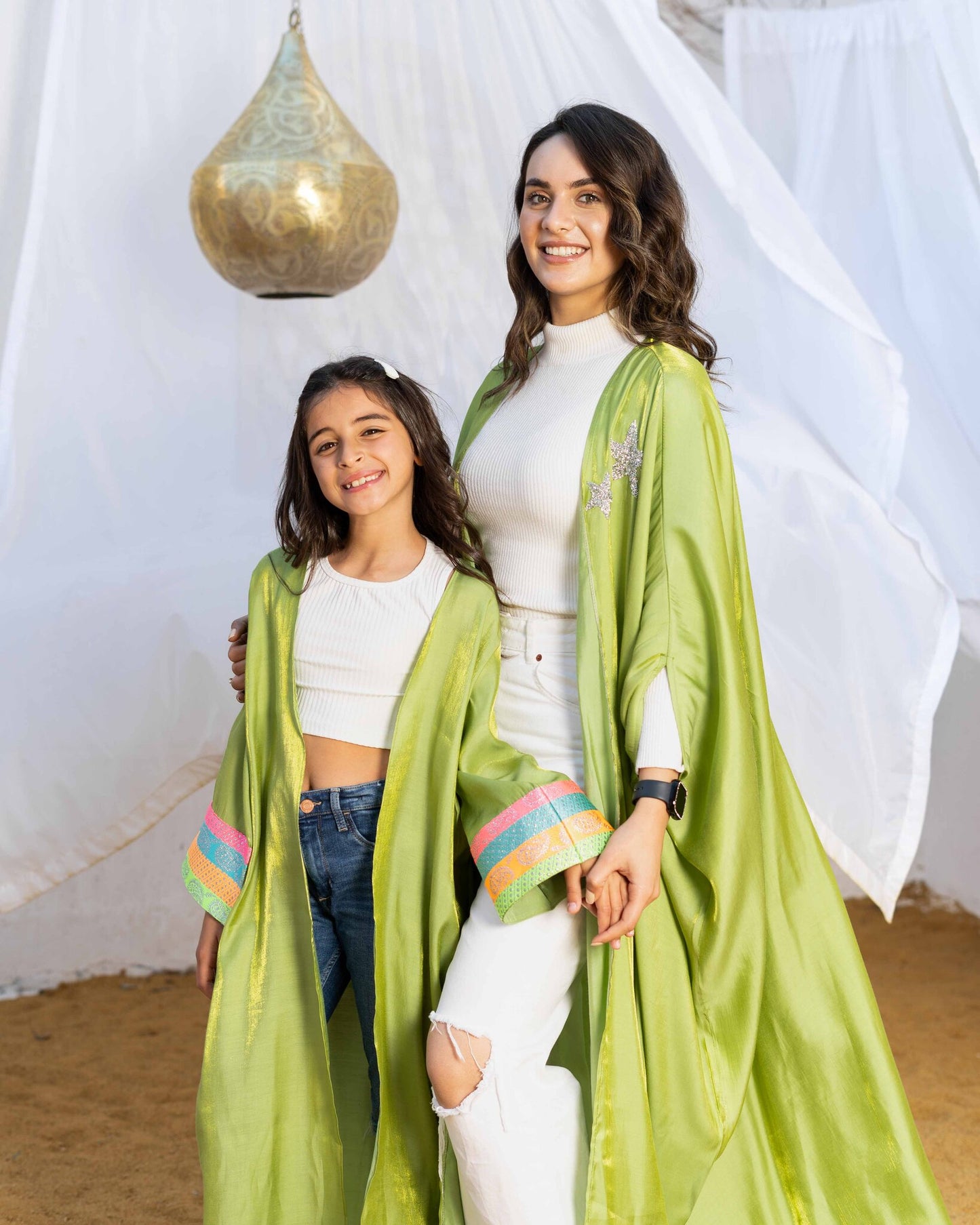 Lime Green Kaftan