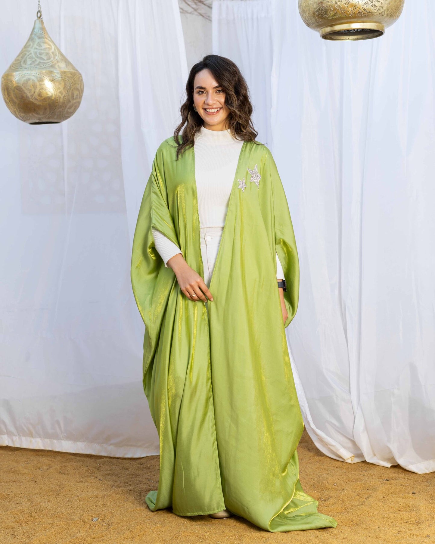 Lime Green Kaftan
