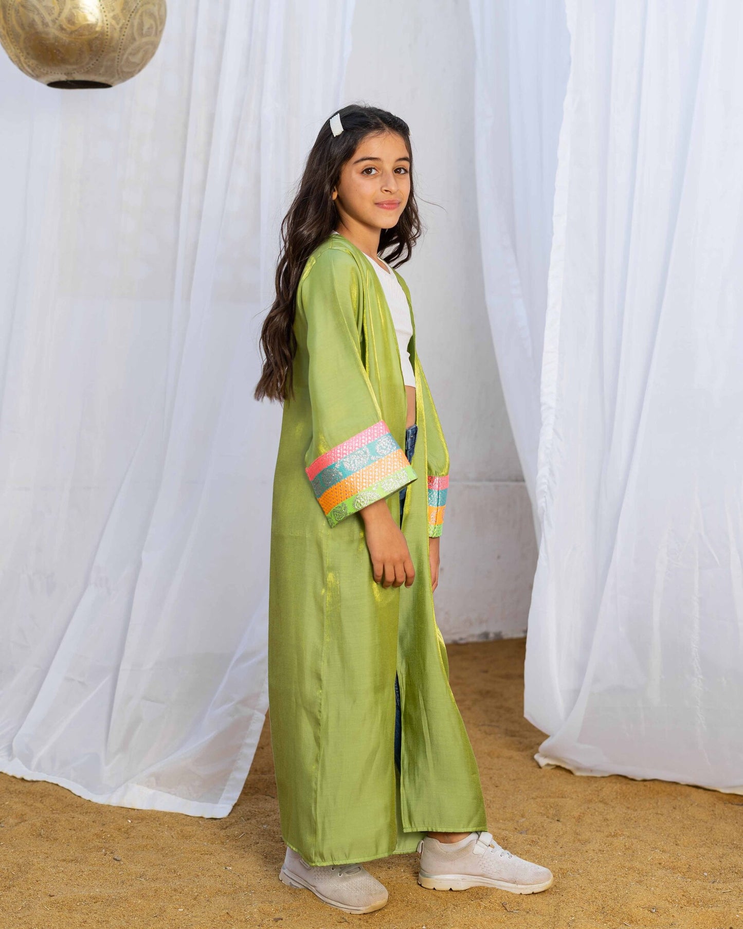 Lime Green Kaftan