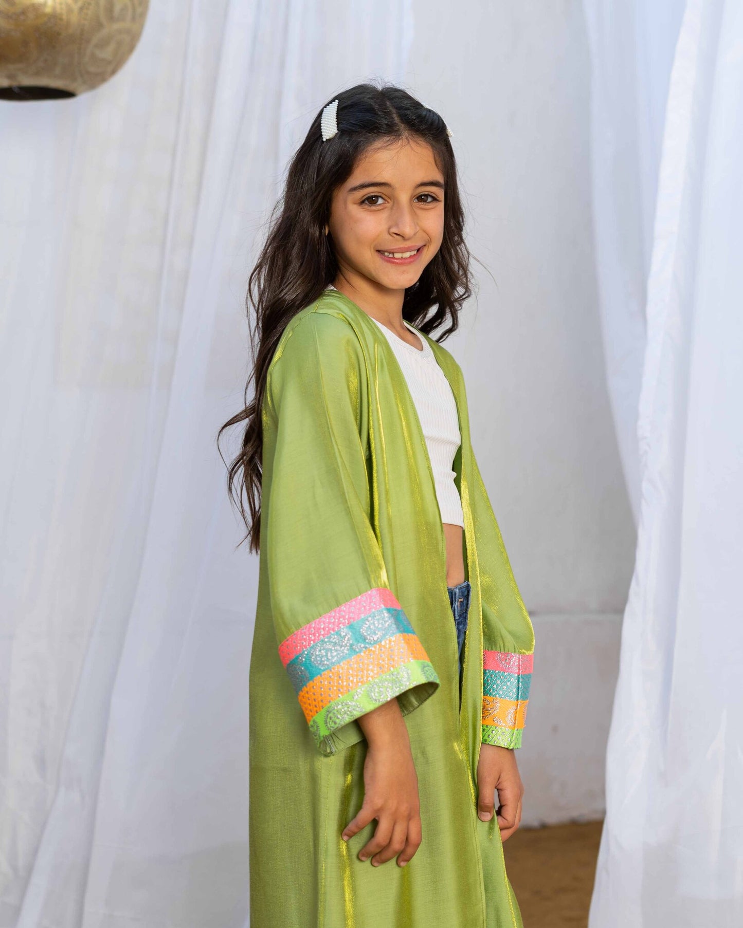 Lime Green Kaftan