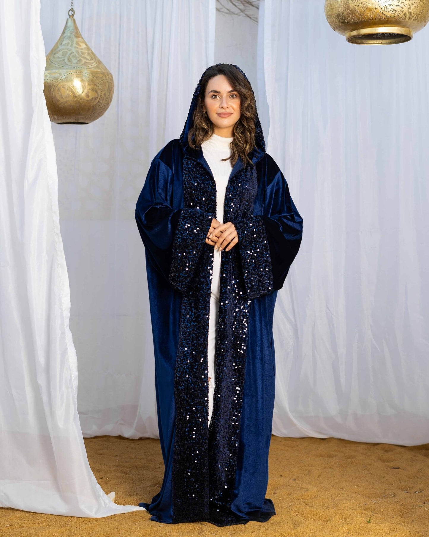 Sequin Velvet Kaftan