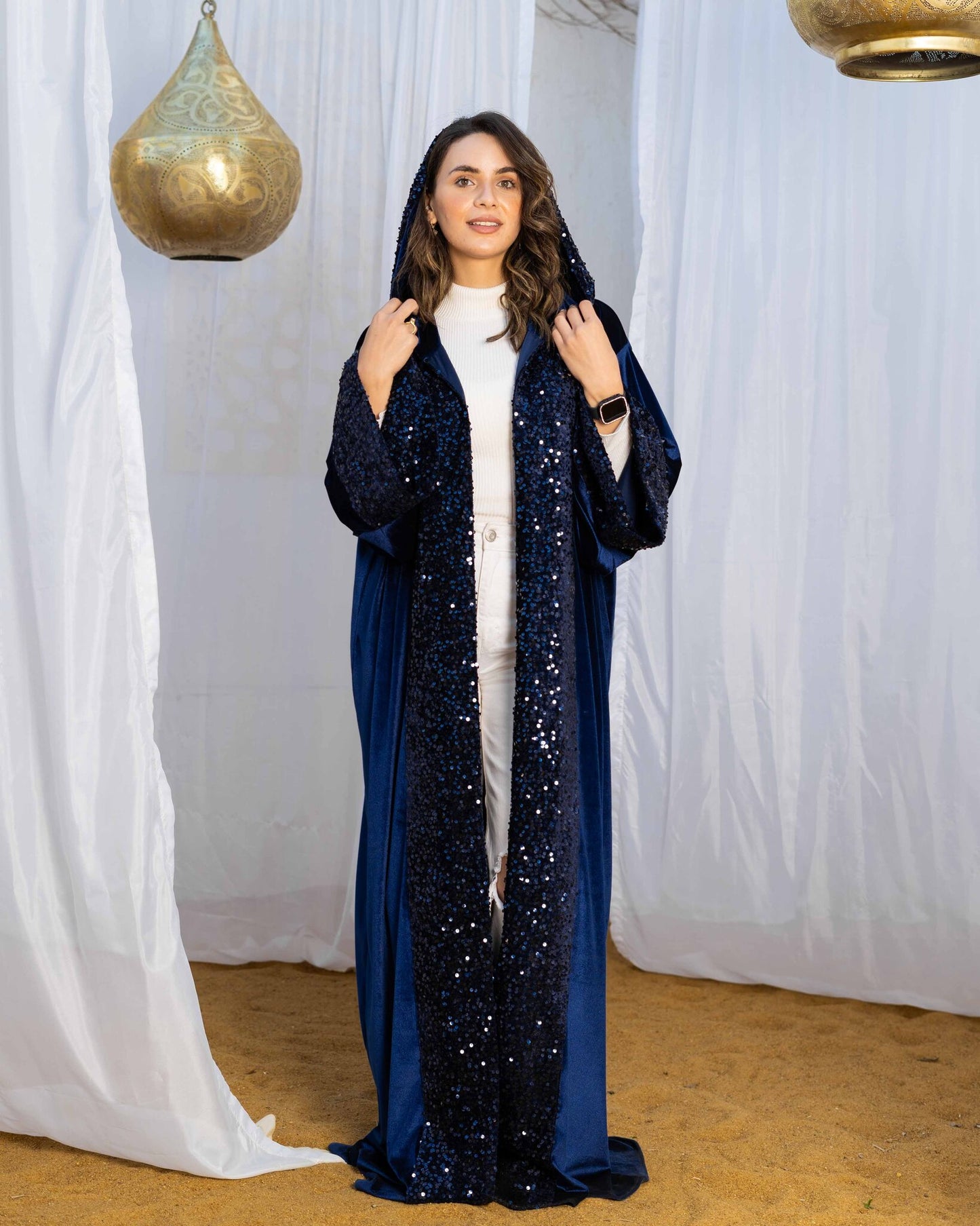 Sequin Velvet Kaftan