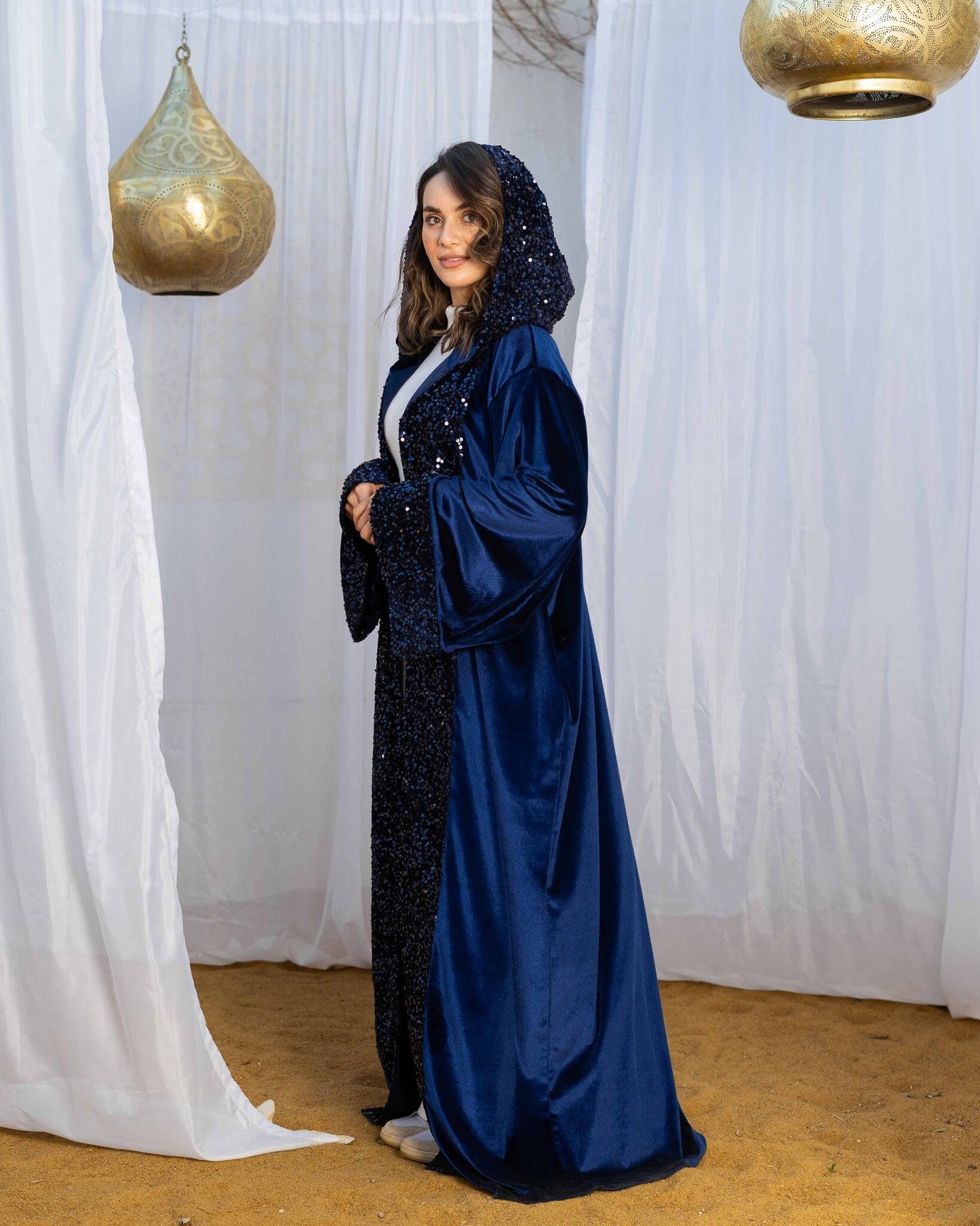 Sequin Velvet Kaftan