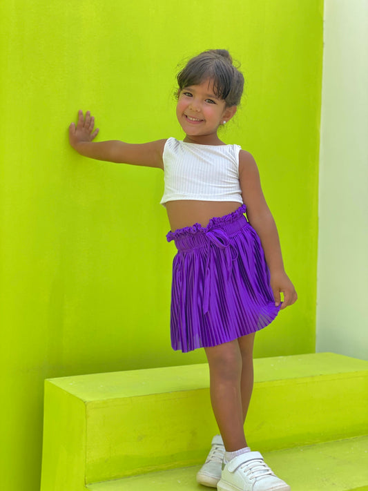 Pleated skirt