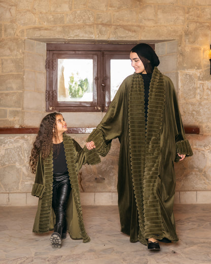 Kids - Malika Kaftan In Olive