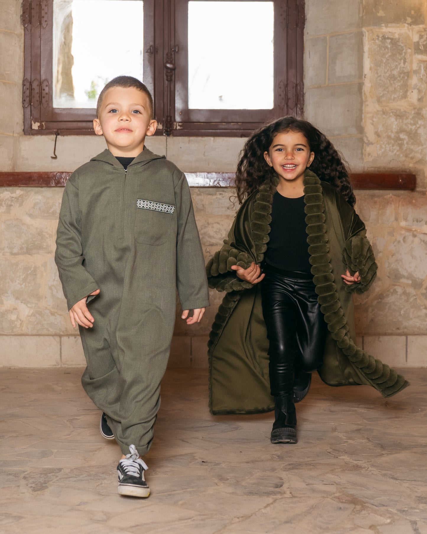 Boys - Galabya In Olive