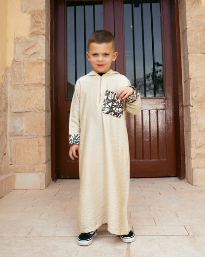 Boys - Galabya In Cream