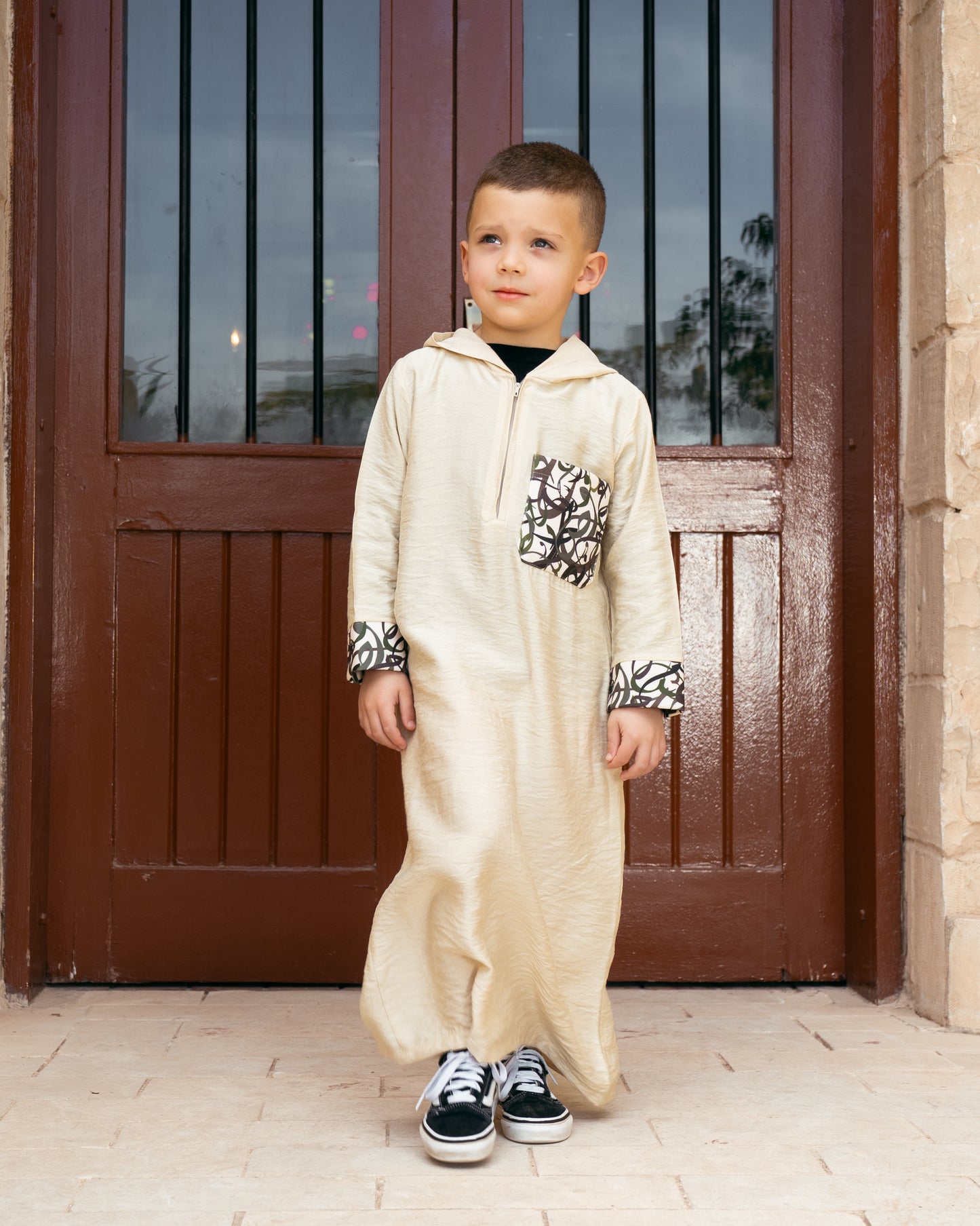 Boys - Galabya In Cream