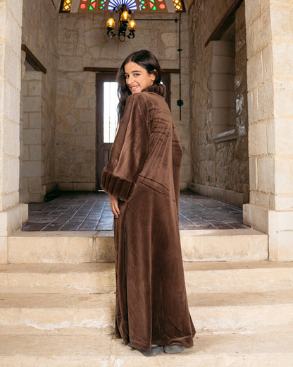 Kids - Malika Kaftan In Brown