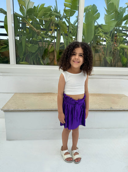 Kids - White Basic Top