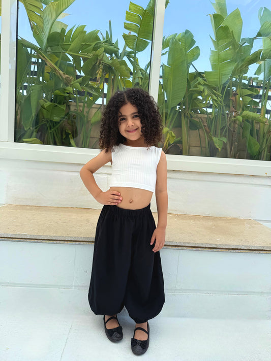 Kids - Black Balloon Pants