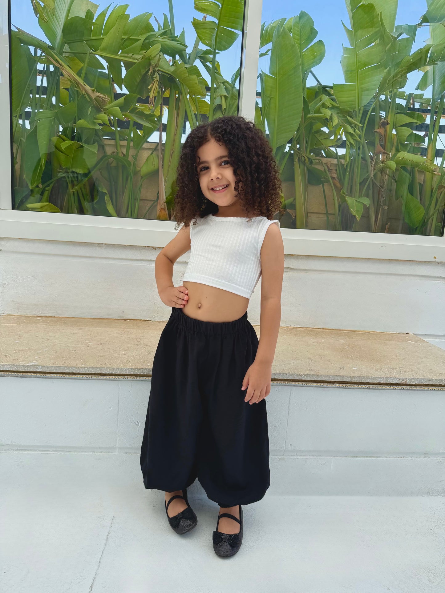 Kids - Black Balloon Pants